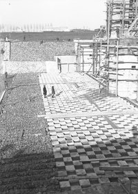 Utófenék - Hallépcső alsó burkolása, 1938. december 8.