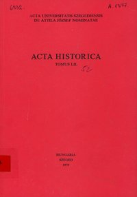 ACTA HISTORICA 52.