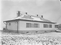 Lakóépület építése teljesen befejezve (déli és nyugati homlokzat), 1938. január 4.