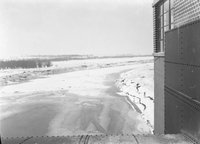 Duzzasztóág alsó szakasza jéggel borítva, 1940. február 23.